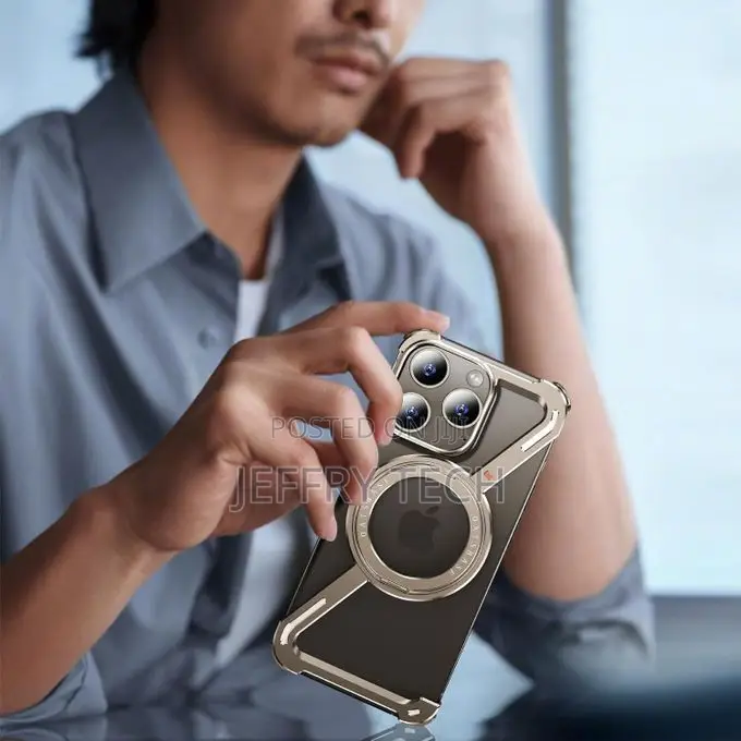 Titanium Frame Case for iPhone 15 Pro Max – Lightweight