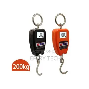 200 Kg Electronic Portable Weight Machine Luggage Mini Crne