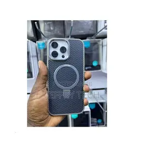 Grey Carbon Fiber Stand Ring Magsafe for iPhone 13 Pro Max