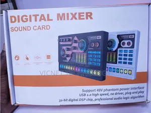 32 Bits DSP 48v Phantom Digital Mixer and Sound Card
