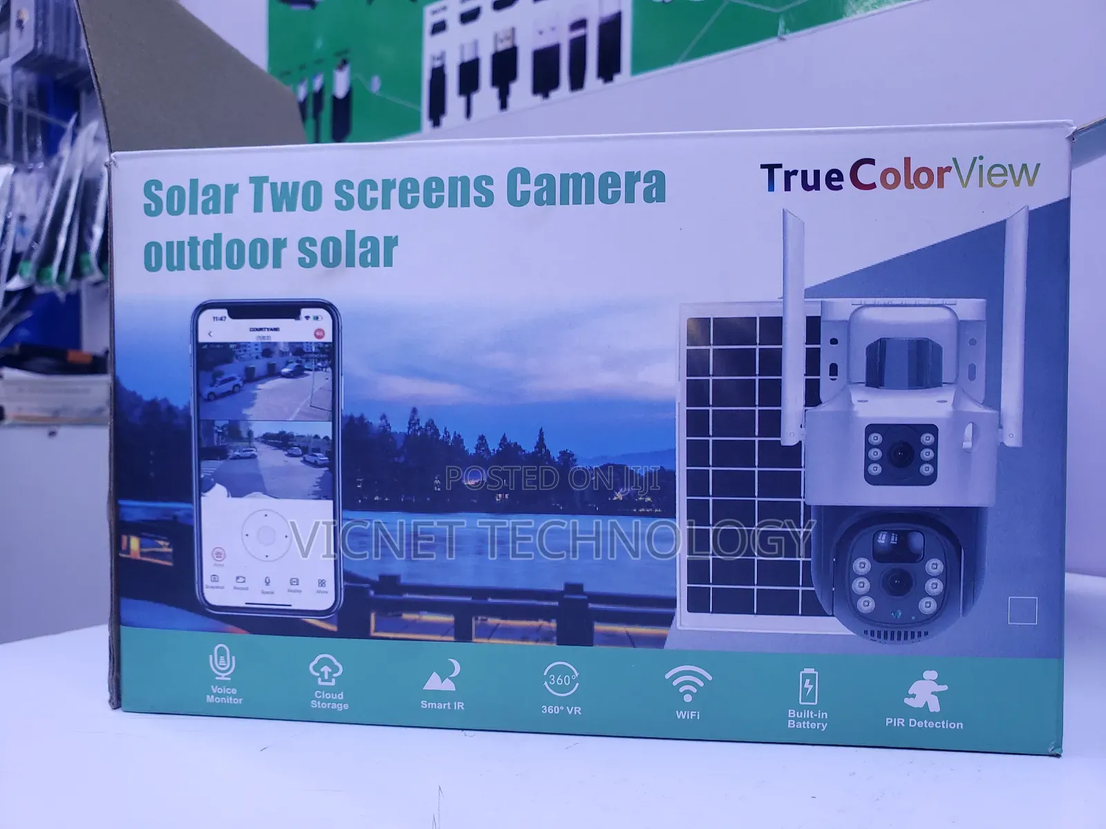 Dual Lens 4g Solar CCTV PTZ Camera