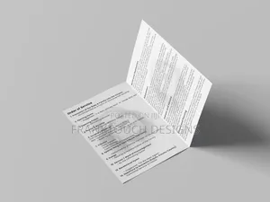 Funeral Program Design