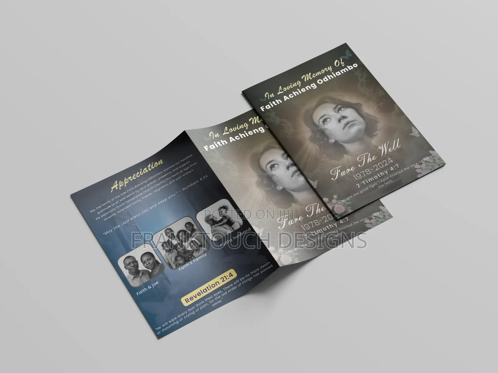 Funeral Program Design