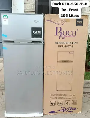 Roch 206 Litres RFR-250dt-B Double Door Refrigerator, Fridge