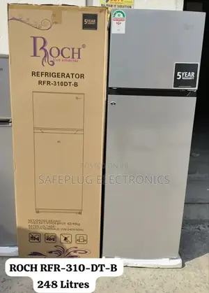 Roch 248 Litres RFR-310dt-B Double Door Refrigerator, 2 Star