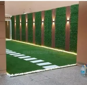 Aartificial Green Wall Panels in Lights