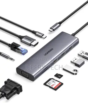Ugreen Usb-C 10-in-1 Docking Station With Hdmi and Vga