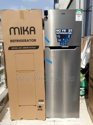 247 Litr Mika  Fridge Double Door Top Mount Freezer No Frost