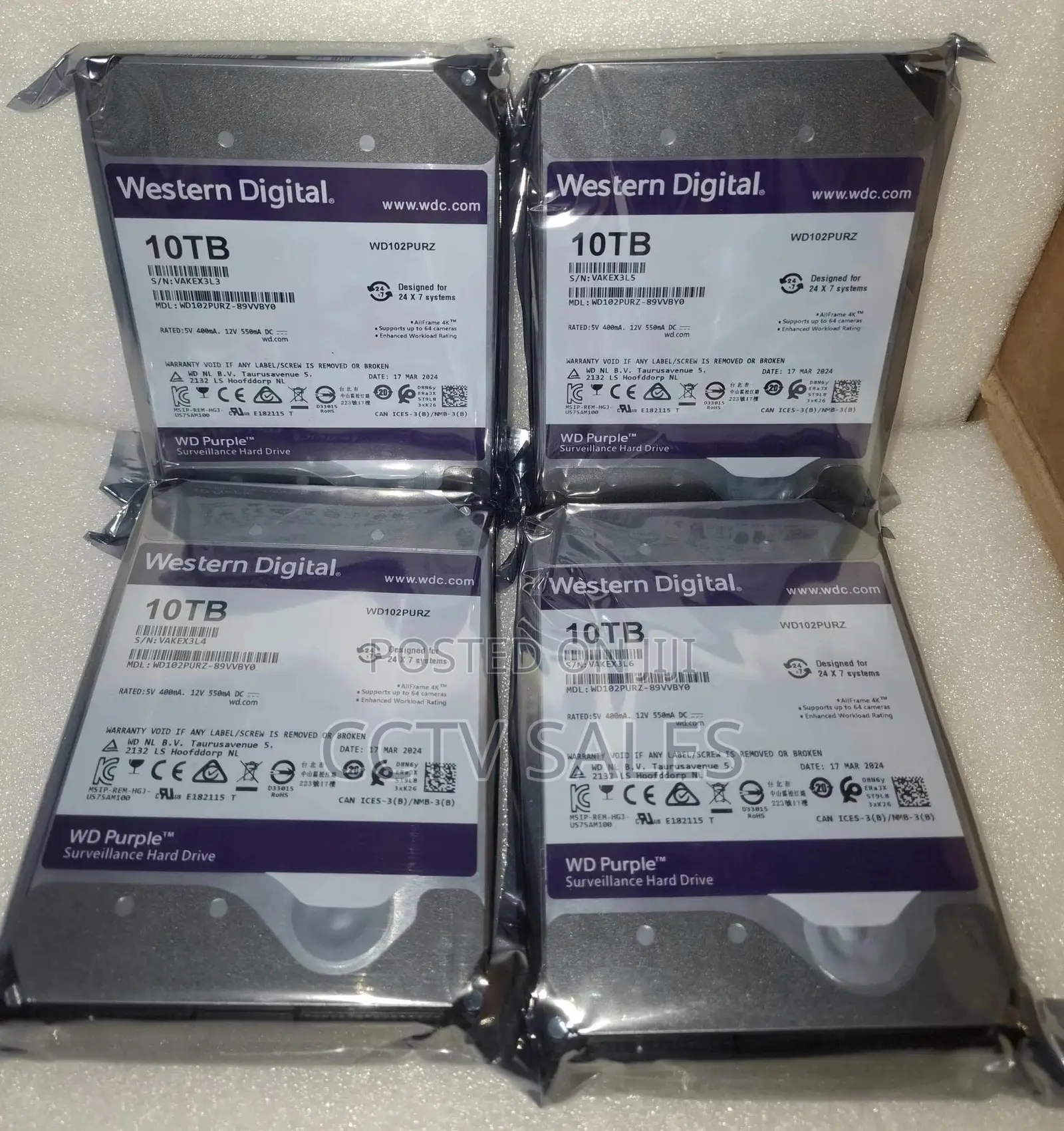 10tb Western Digital Hard Disk Drive