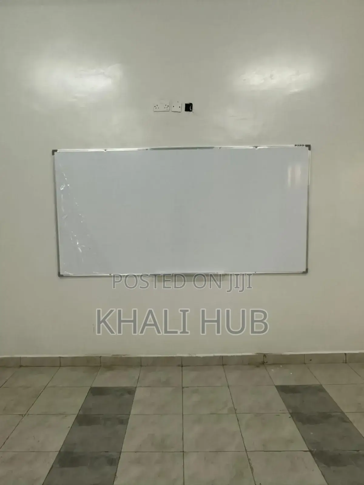 Basic Magnetic School Whiteboard With Pen Tray