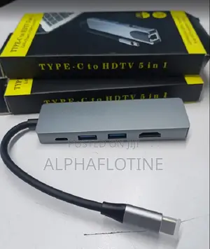 Type- C Multi-Port Hub 5 in 1 Adapter