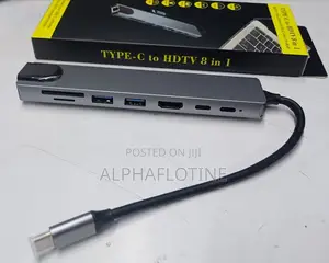 8 In1 Usb Type-C to Multi-Port Ethernet Hub