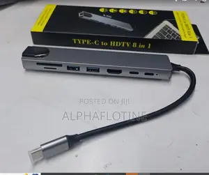 Type C to HDTV 8 in 1 Usb Hub