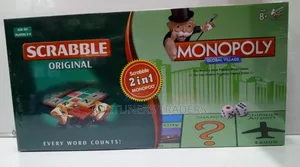 2 in 1 Monopoly Scramble Board Game