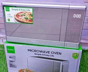 Syinix 20l Digital Microwave Black and White