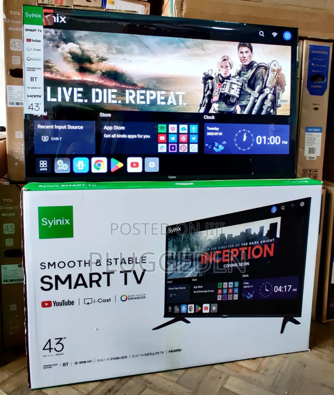Syinix 43-Inch Smart Android Tv.