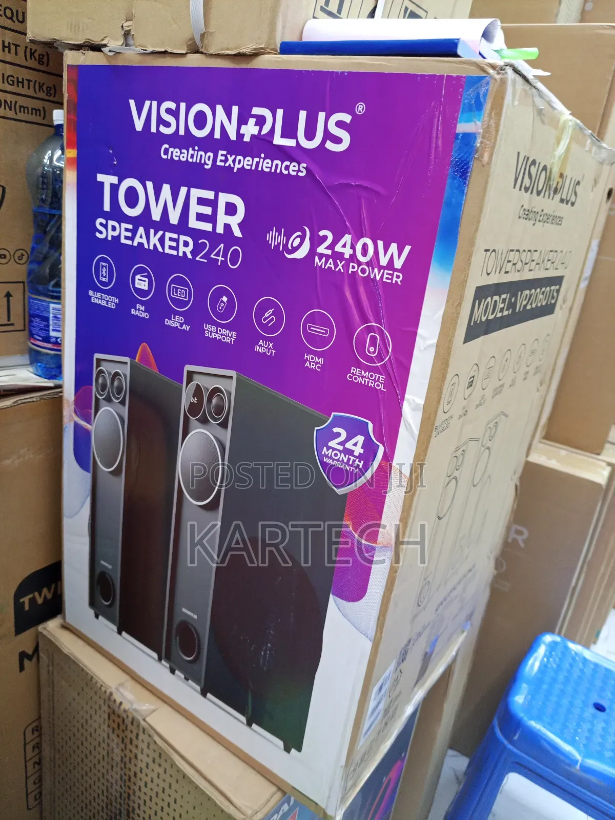 Vision Plus Vp2060ts Tower Speaker System