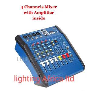 Max Proffesional 4 Channels Powered Mixer Usb Bluetooth 500w
