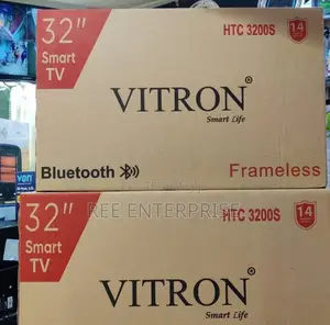 New Model Vitron 32" Smart Android Frameles With Bluetooth