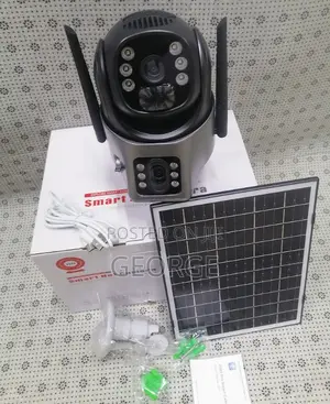 Colored Night Vision V380 PTZ Dual Lens 4g Solar