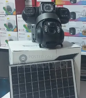 Three Lens Camera Solar PTZ Camera, V380 4g PTZ