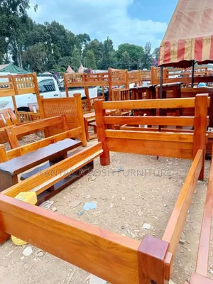 4x6 Pure Mahogany Wooden Bed Frames Available
