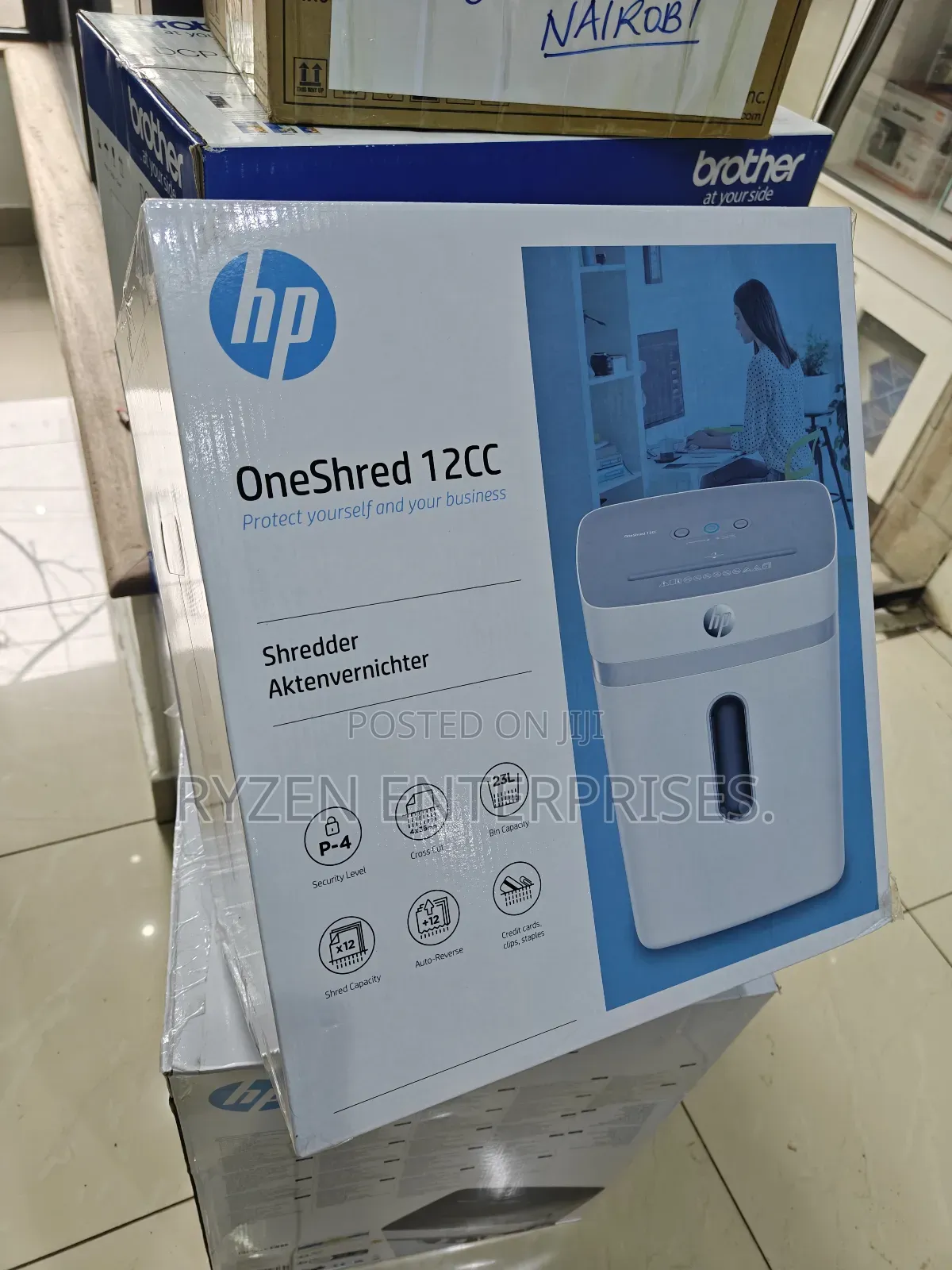 Hp Oneshred 12cc Shredder/ 12sheets Shredder