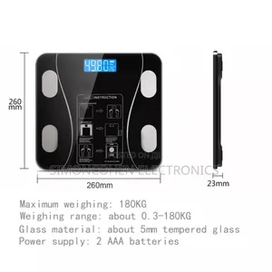 Bmi Glass Body Weighing Scale
