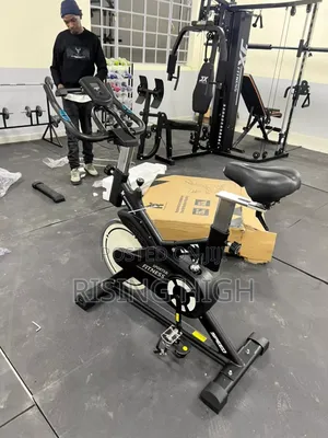 Home Workout Spinning Bike With Strong Frame