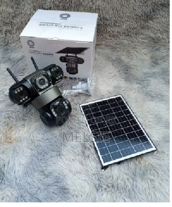 Three Lens Security Camera Solar