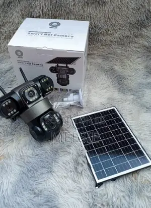 V-380 Pro 4g Tripple Lens CCTV Solar Camera