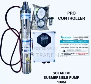Premier Solar Dc Brushless Submersible Pump 900w 130m Head