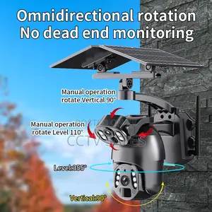 6mp 4g Dual Lens Dual Solared Panelled Solar Camera