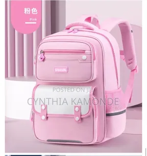 Blue Pink Purple and Green Kids School Bag