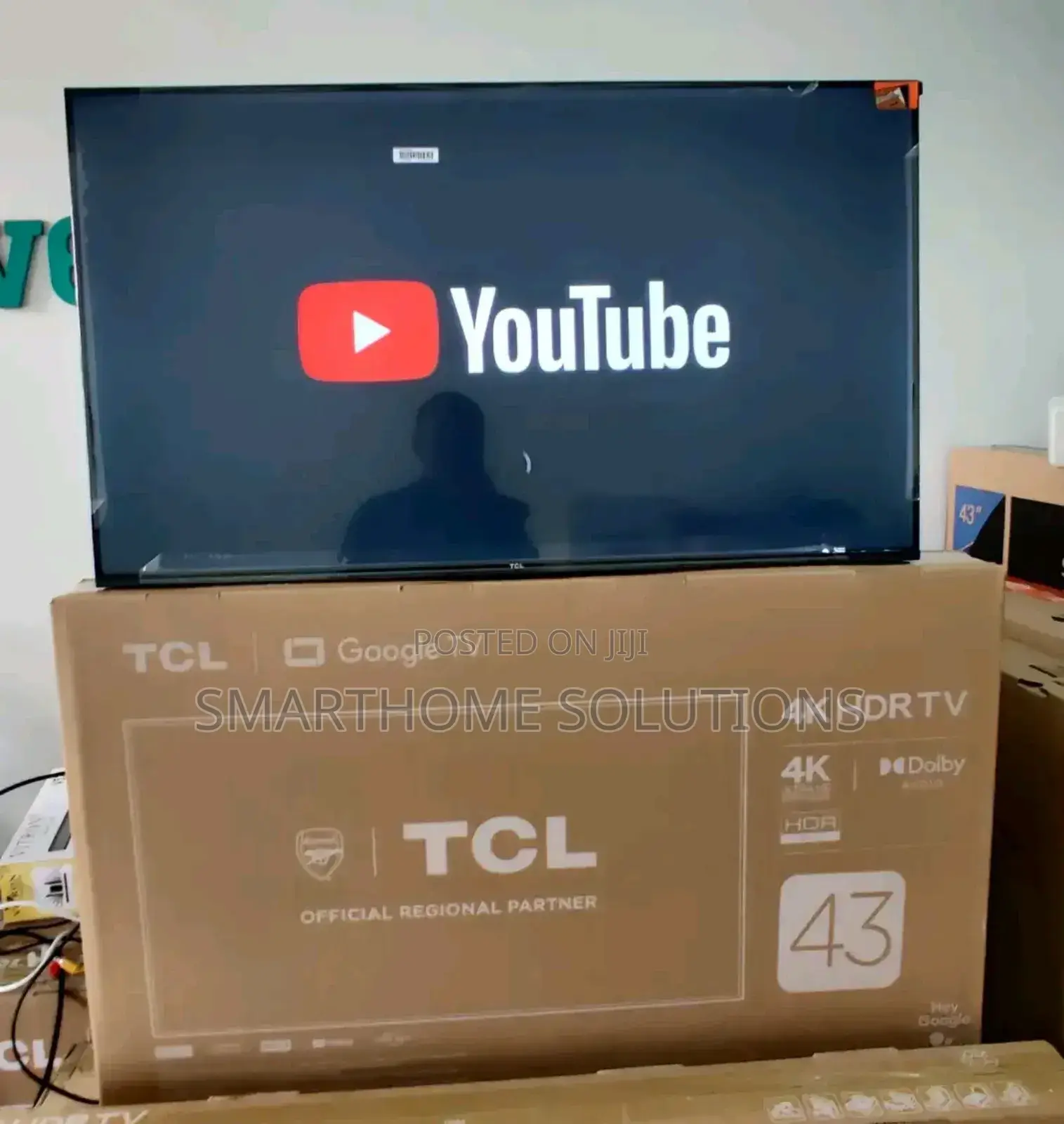 TCL 43" Smart Android Google Tv Frameless Ultra