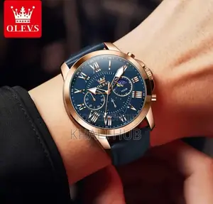 Hot Selling Luxury Olevs Chronograph Watch With Moonphase