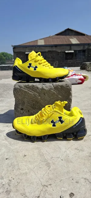 Under Armor Scorpio Yellow Running Shoes