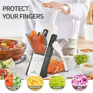 5in1 Safe Mandoline Vegetable Slicer in Different Shapes