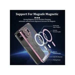 Prem Magnetic Clear Case for iPhone 14 Pro Max – Shockproof