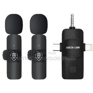 Green Lion 3-in-1 Wireless Microphone Usb-C Lightning / Aux