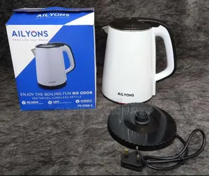 1.8l White or Black Plastic Cordless Electric Kettle