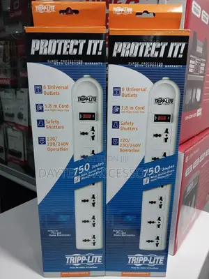 Tripp Lite 6 Way Ac Surge Protector Powerextension 230v 1.8m