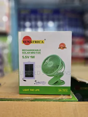 Solar Rechargeable Mini Fan