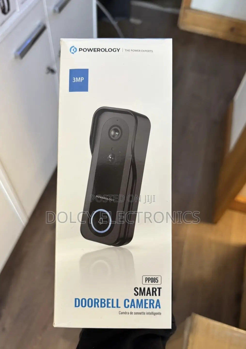Powerology Smart Doorbell Camera - Black