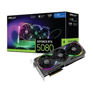 Pny Geforce RTX 5080 Epic-X Argb Oc 16gb Gddr7 Graphics Card