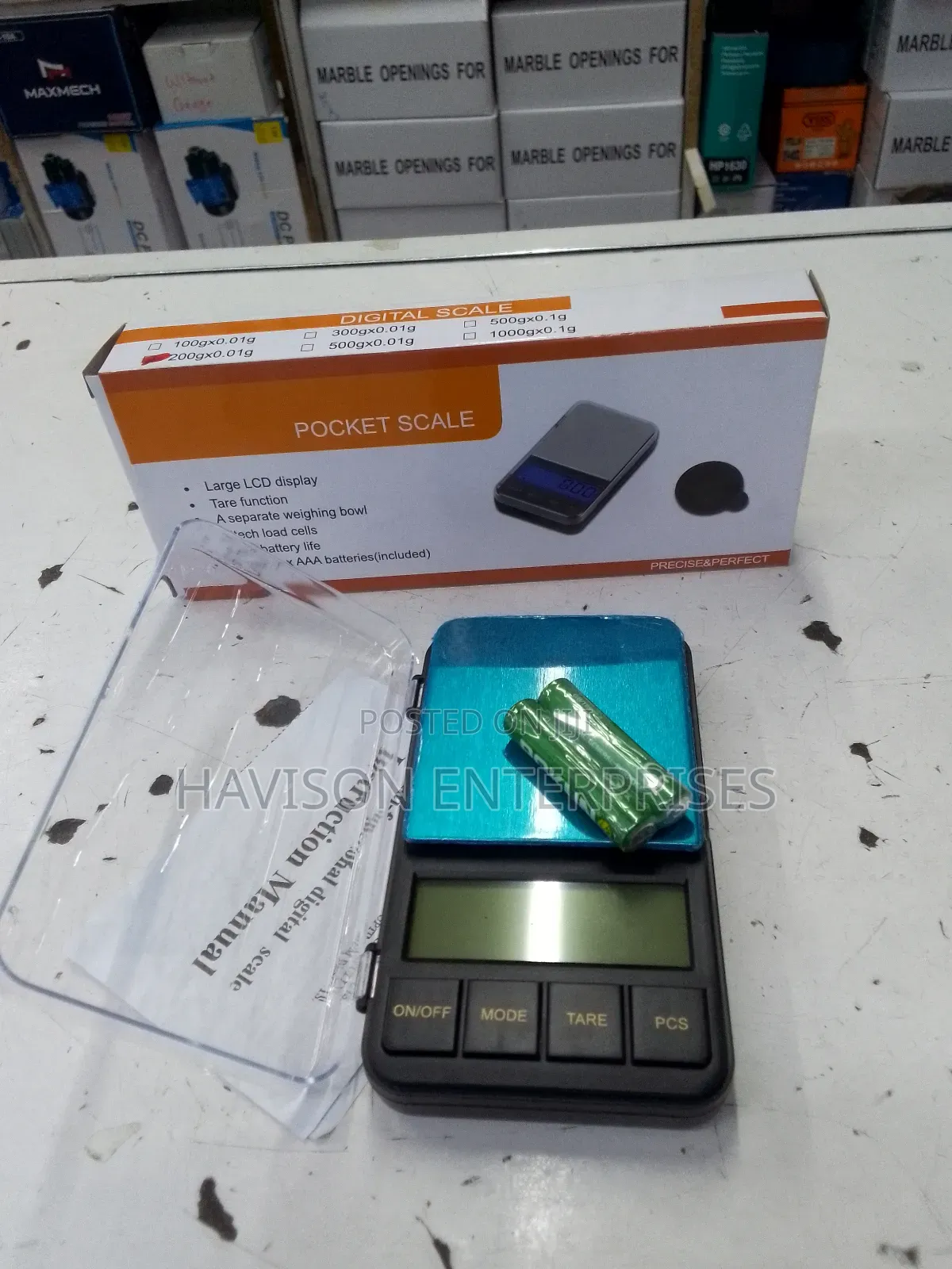 Digital Pocket Scale With Bowl