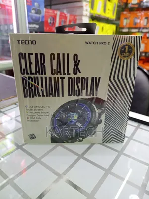 Tecno Watch 2 Pro, 1.43” Amoled Screen Complete Health Care
