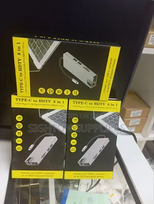 8 in 1 Type C Adapter/Docking Station