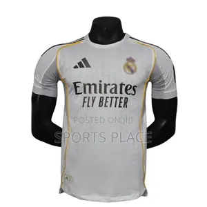 New Real Madrid Home Jersey 2025-26 La Liga Season Player