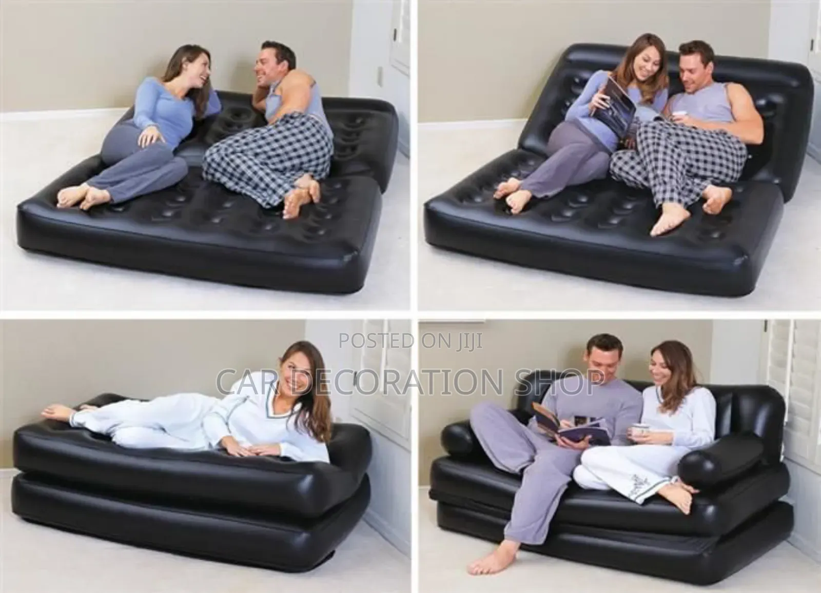 5in1 Inflatable Pullout Sofa Bed With Electric Pump